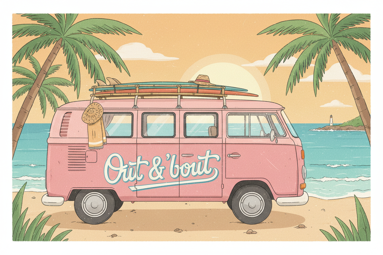 Out & 'bout Pink Van